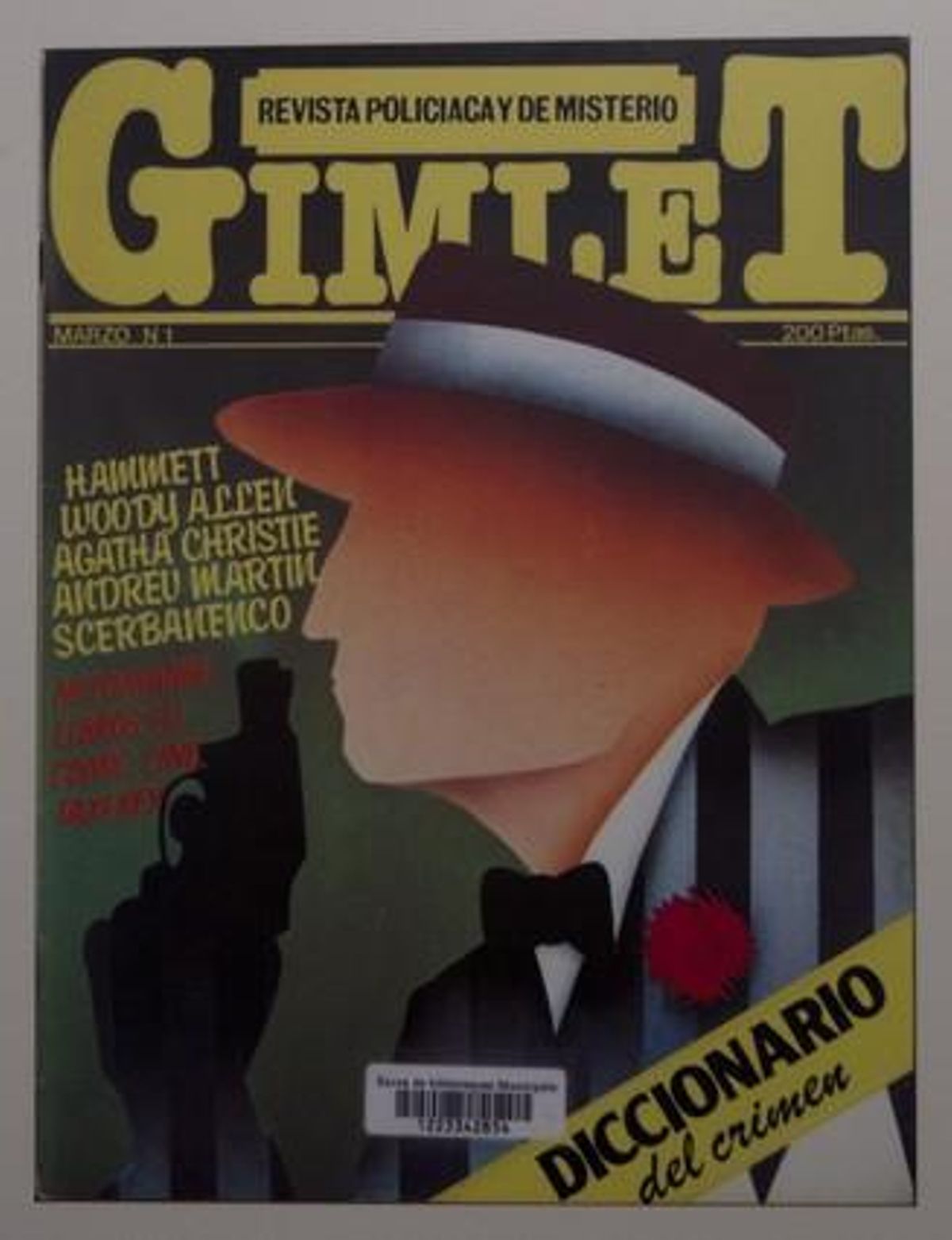 La publicació ’Gimlet’ va tenir una vida molt curta, 14 números, però va ser el fruit de la primera onada de fervor pel gènere negre a principis dels 80.