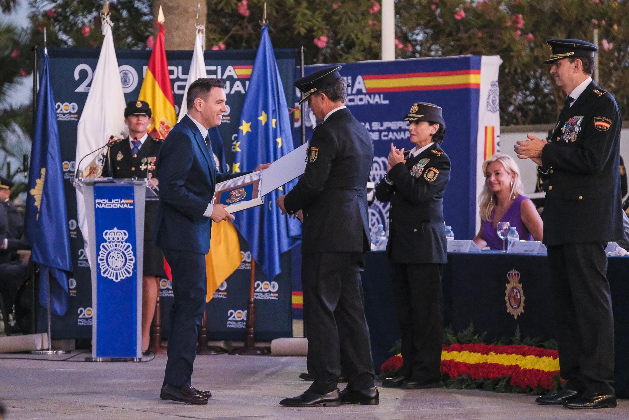 27-09-2024 SAN BARTOLOMÉ DE MASPALOMAS. Acto por el Día de la Policía Nacional, junto al Faro de Maspalomas  | 27/09/2024 | Fotógrafo: Andrés Cruz