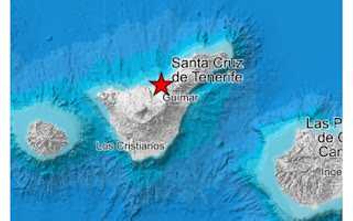 Mapa del lugar del seísmo