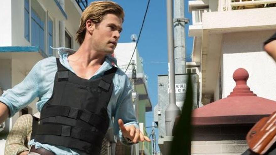 Chris Hemsworth en un fotograma del film