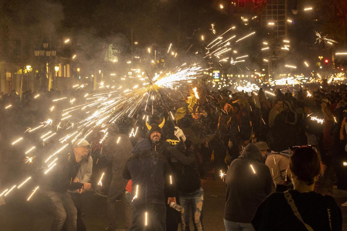 El correfoc de la Mercè, en imágenes