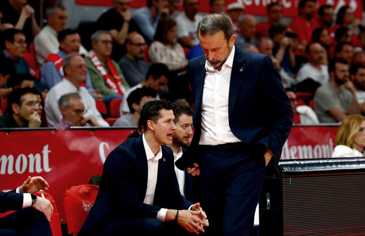 PARTIDO DE LIGA BALONCESTO ACB LIGA ENDESA, CASADEMONT ZARAGOZA - HIPOS LLEIDA LERIDA, PABELLO PRINCIPE FELIPE
