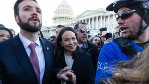 Els EUA elogien Delcy mentre Trump rep de manera discreta Machado