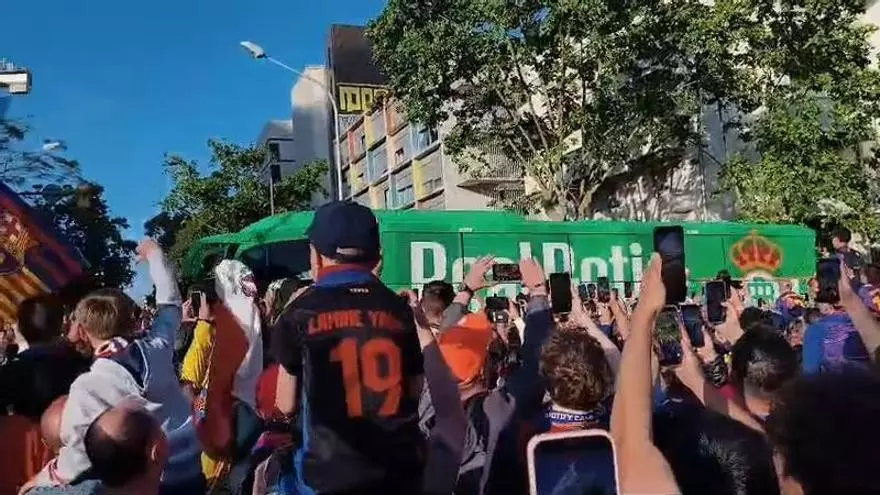 Así ha llegado el Betis al Camp Nou