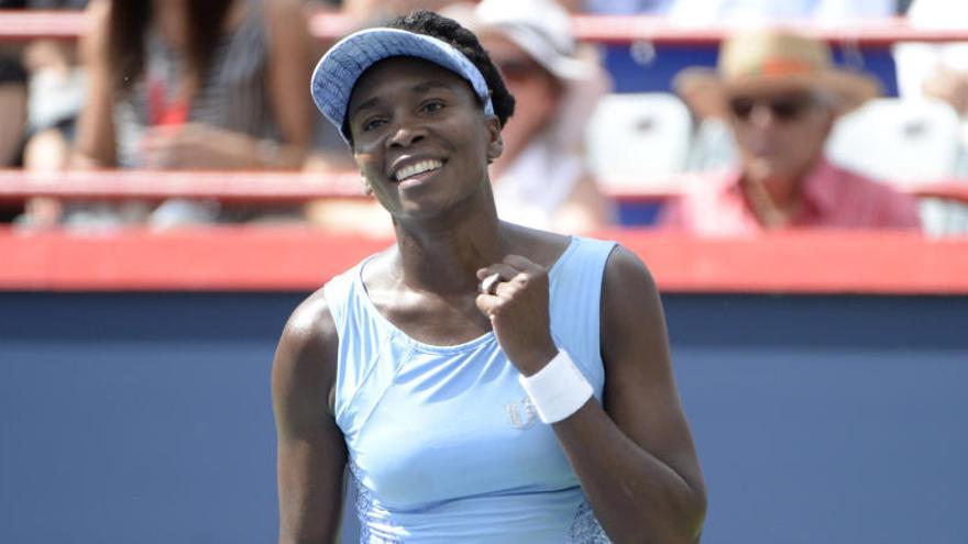 Venus tras ganar a su hermana Serena.