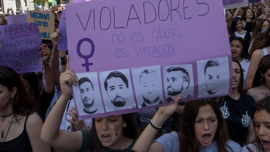 Una manifestación contra la sentencia de &#039;La Manada&#039;.