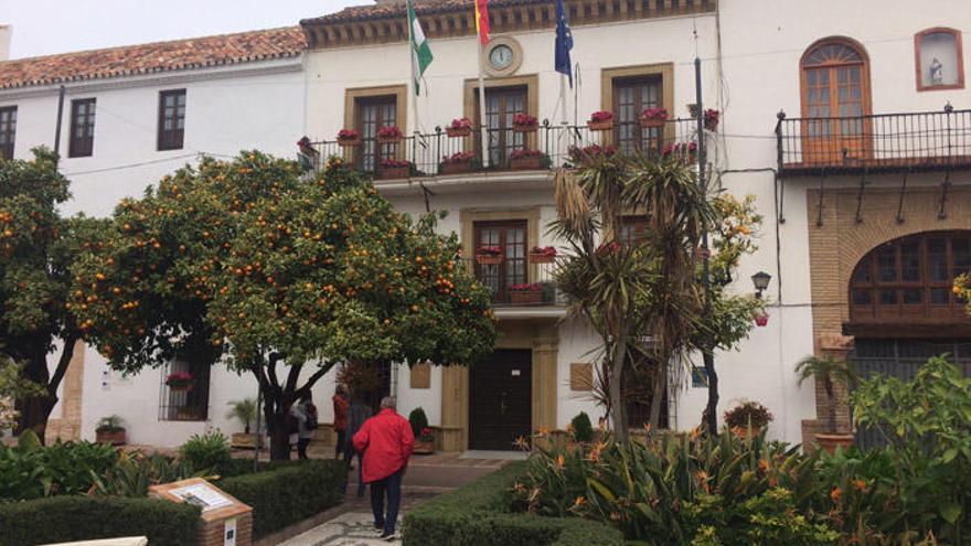 El Ayuntamiento de Marbella, en la plaza de Los Naranjos.