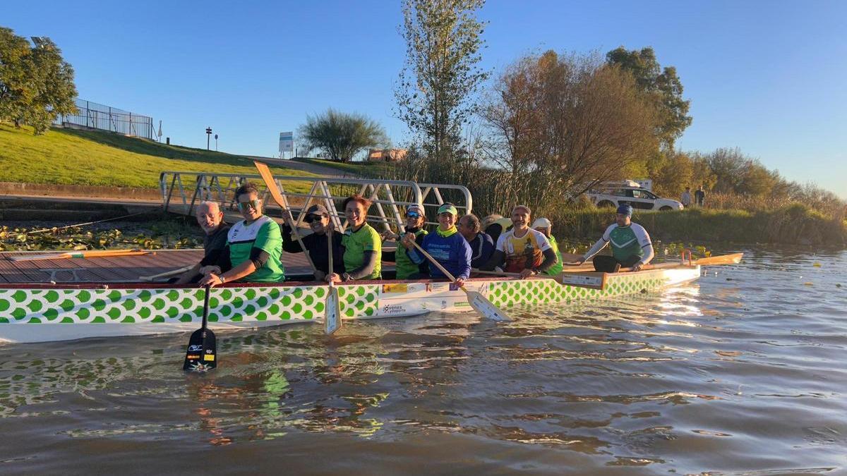 Paseo por el Guadiana sobre el barco dragón