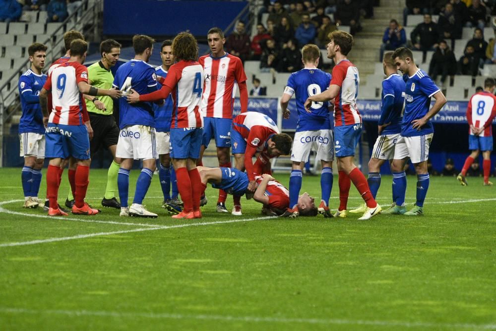 Derbi de filiales entre el Oviedo y el Sporting B