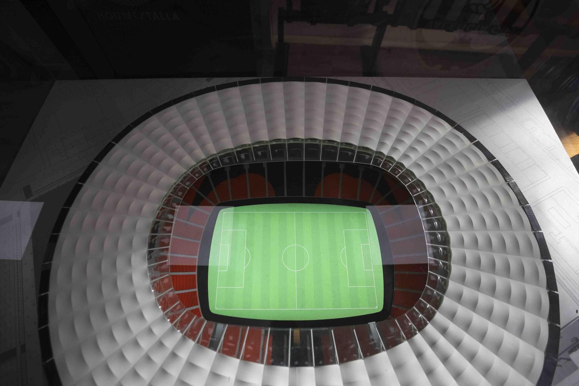 Maqueta del nuevo estadio de Mestalla