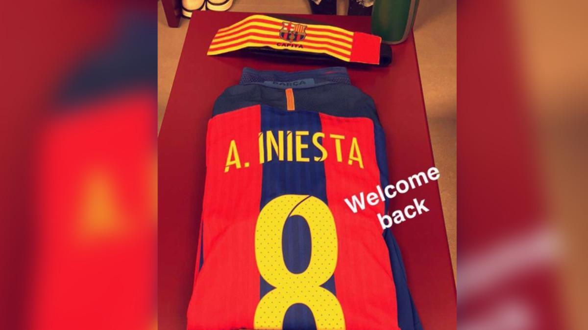 La camista de Andrés Iniesta