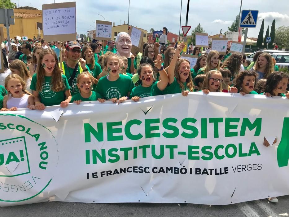 Manifestació a Verges