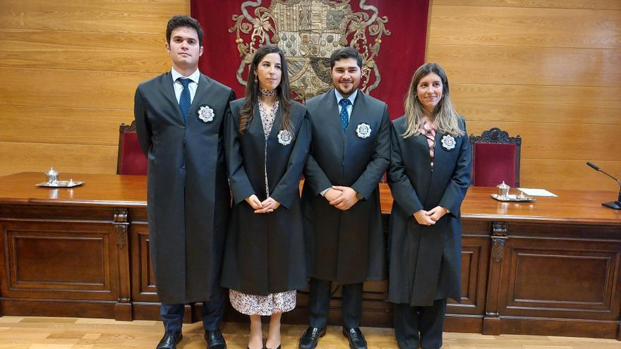 Cuatro nuevos jueces juran su cargo en Extremadura