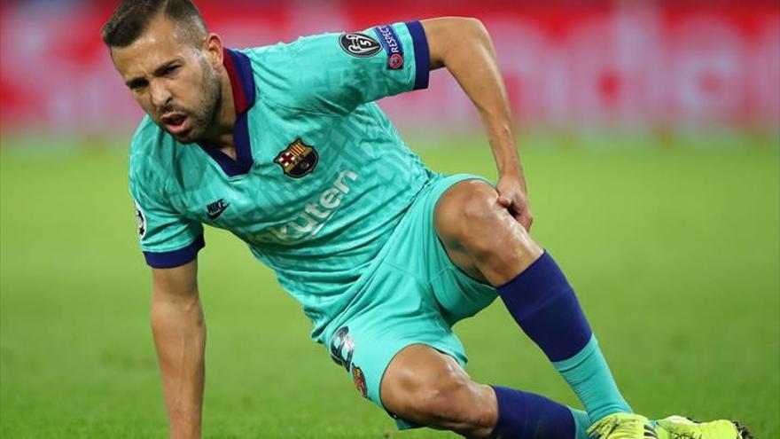 Jordi Alba no jugará contra el Villarreal