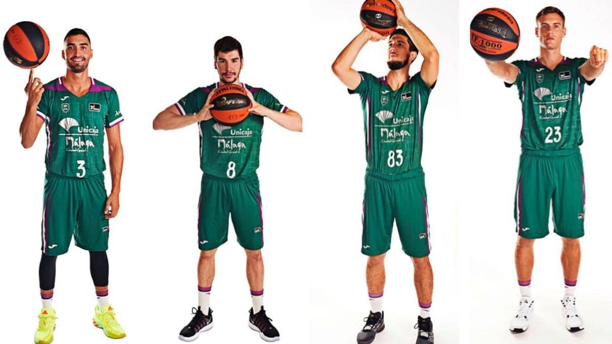 Jaime Fernández, Darío Brizuela, Axel Bouteille y Tim Abromaitis tienen contrato con el Unicaja, pero su futuro no está asegurado