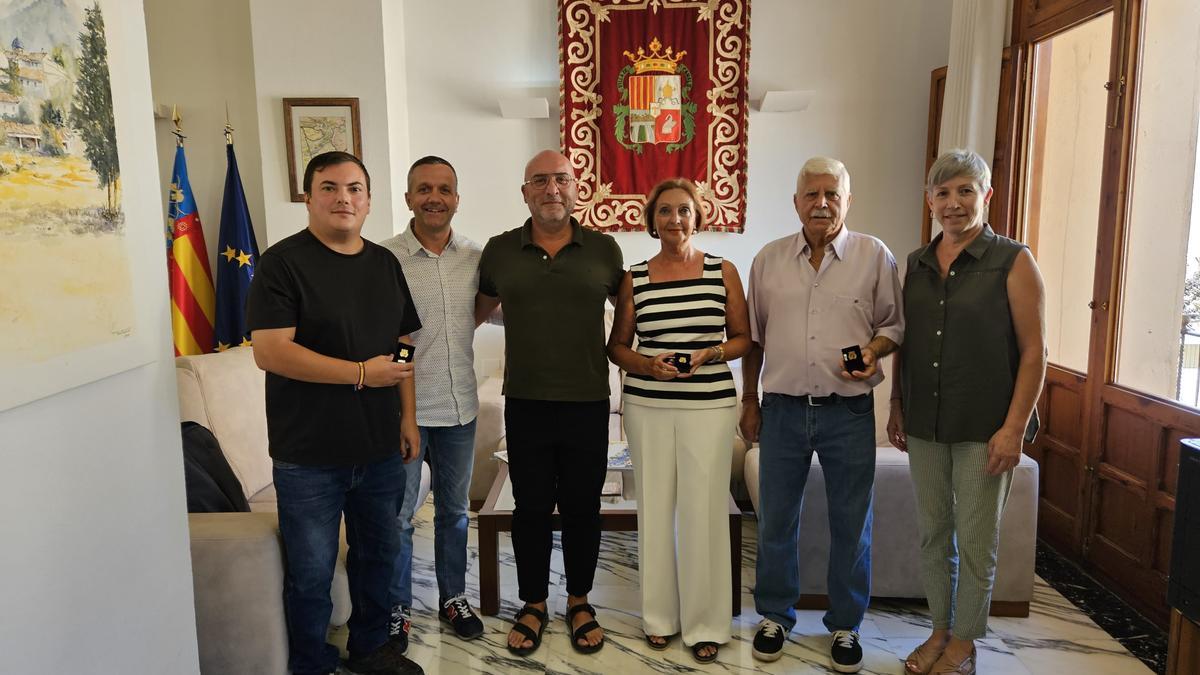 Mira y Badal con los representantes de los anexos poblacionales.