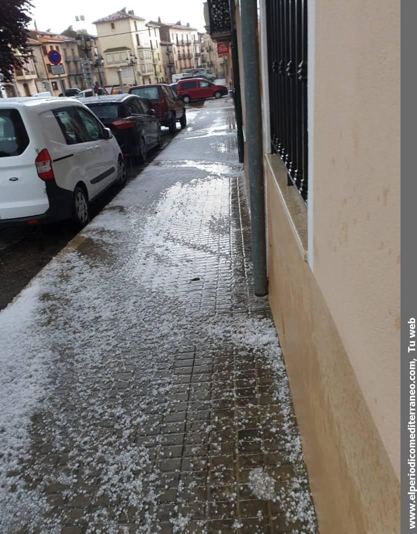 Espectacular tormenta de granizo en Vilafranca