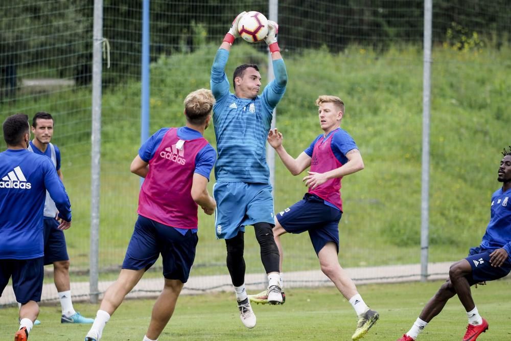 Entrenamiento del Oviedo