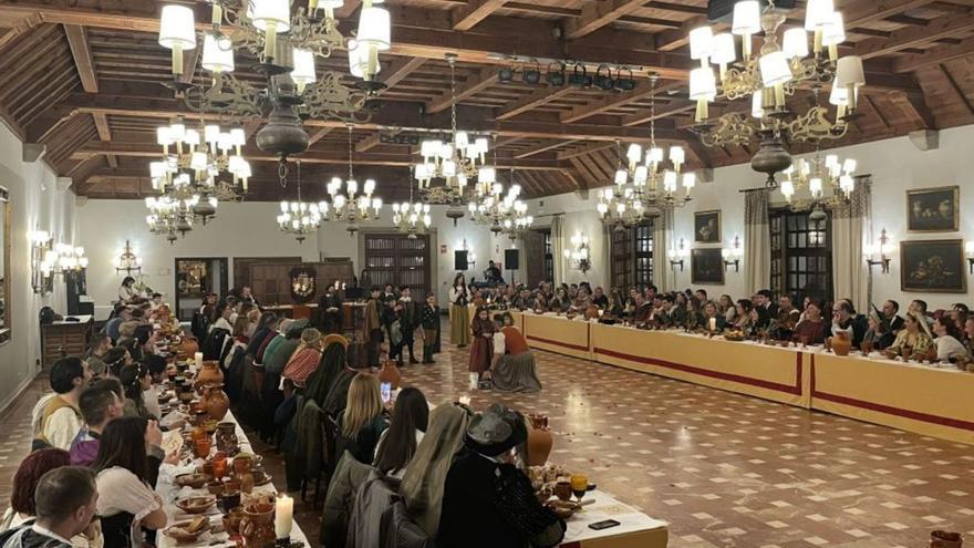 La cena medieval de Aceba bate su récord: 160 empresarios y lista de espera