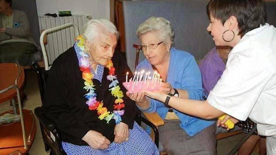 La mujer más anciana de Europa vive en una residencia en Barcelona.