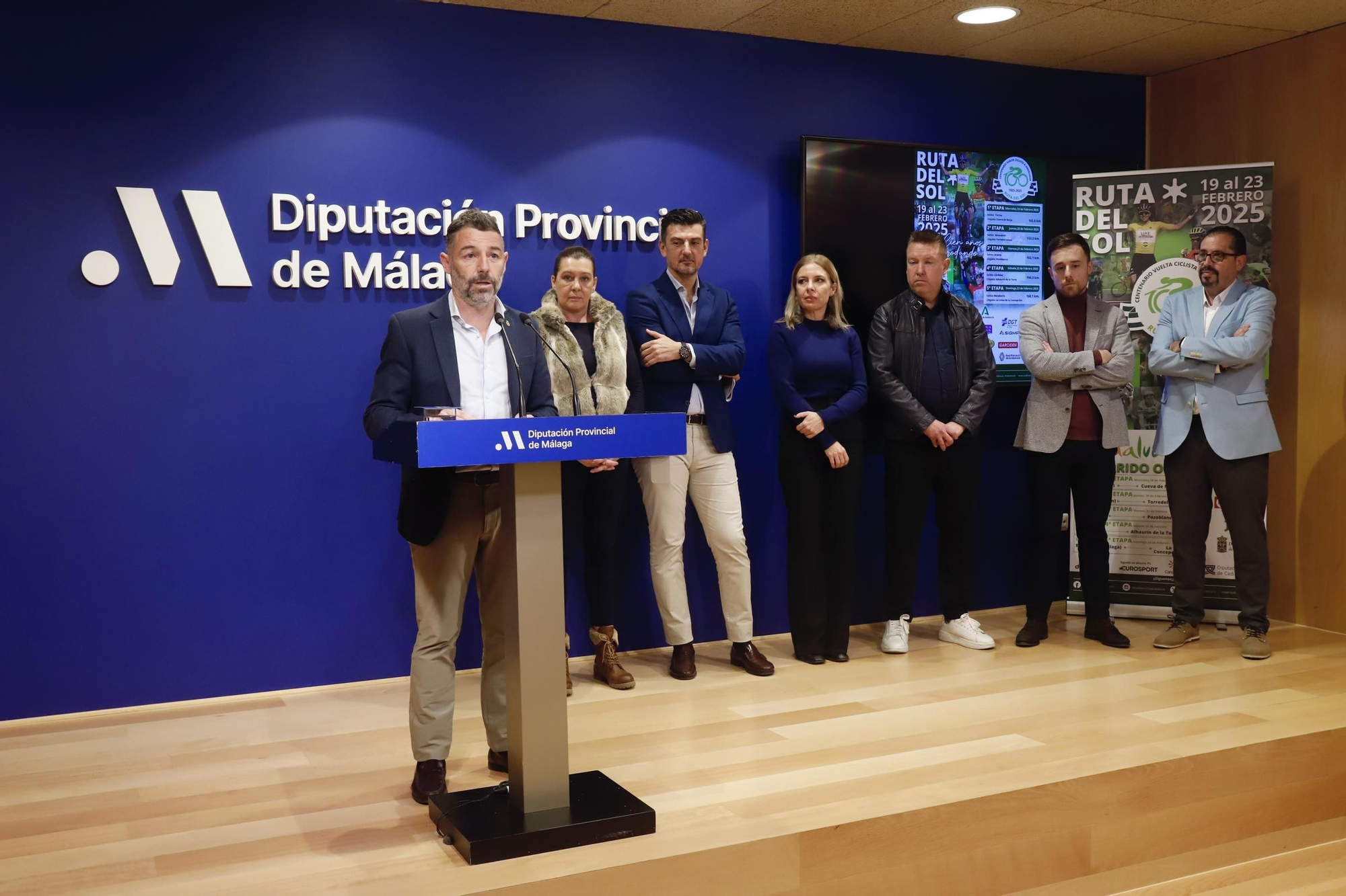 Imagen de la presentación oficial de la Vuelta Ciclista Andalucía.