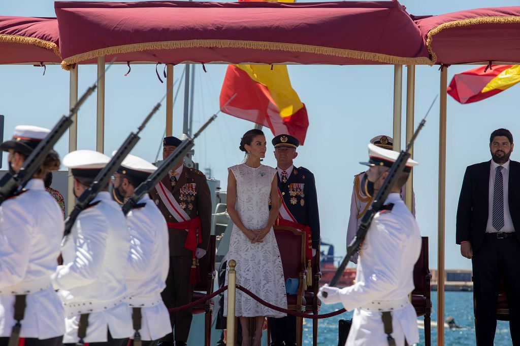 Así ha sido la visita de la reina Letizia a Cartagena