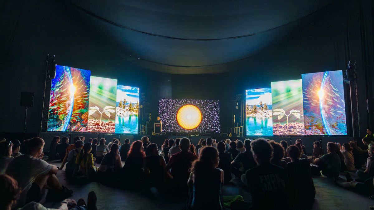 Una imagen de anoche del Sónar.