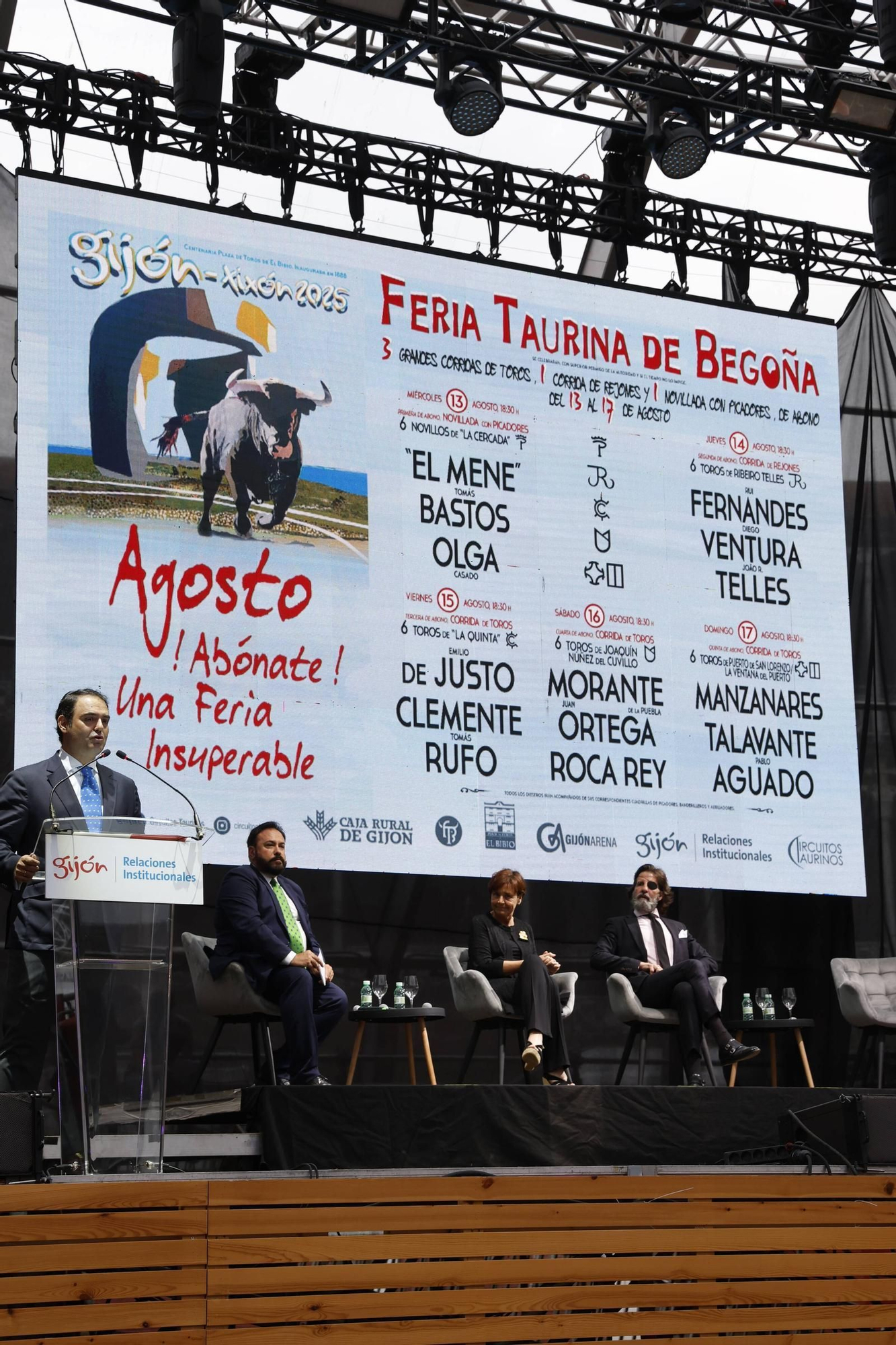 Así fue la presentación de la feria taurina de Gijón (en imágenes)