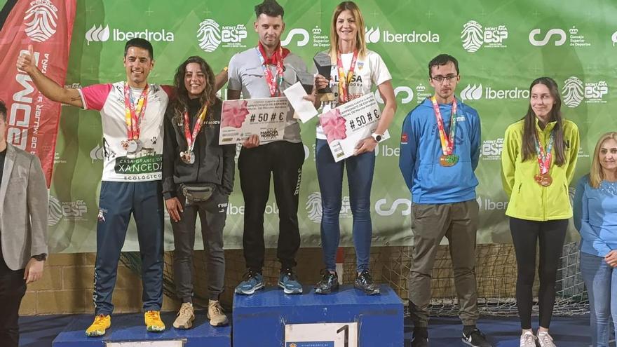 Tamara Ferrando Escrihuela, campeona de España de marcha nórdica