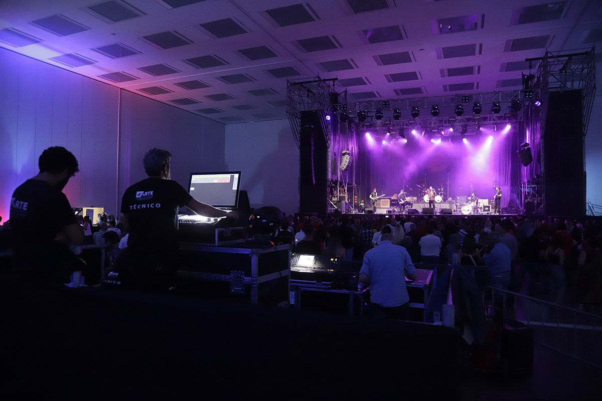 Vista del recinto del concierto del Centro de Convenciones