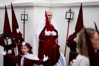 Procesión durante la Semana Santa en Ronda