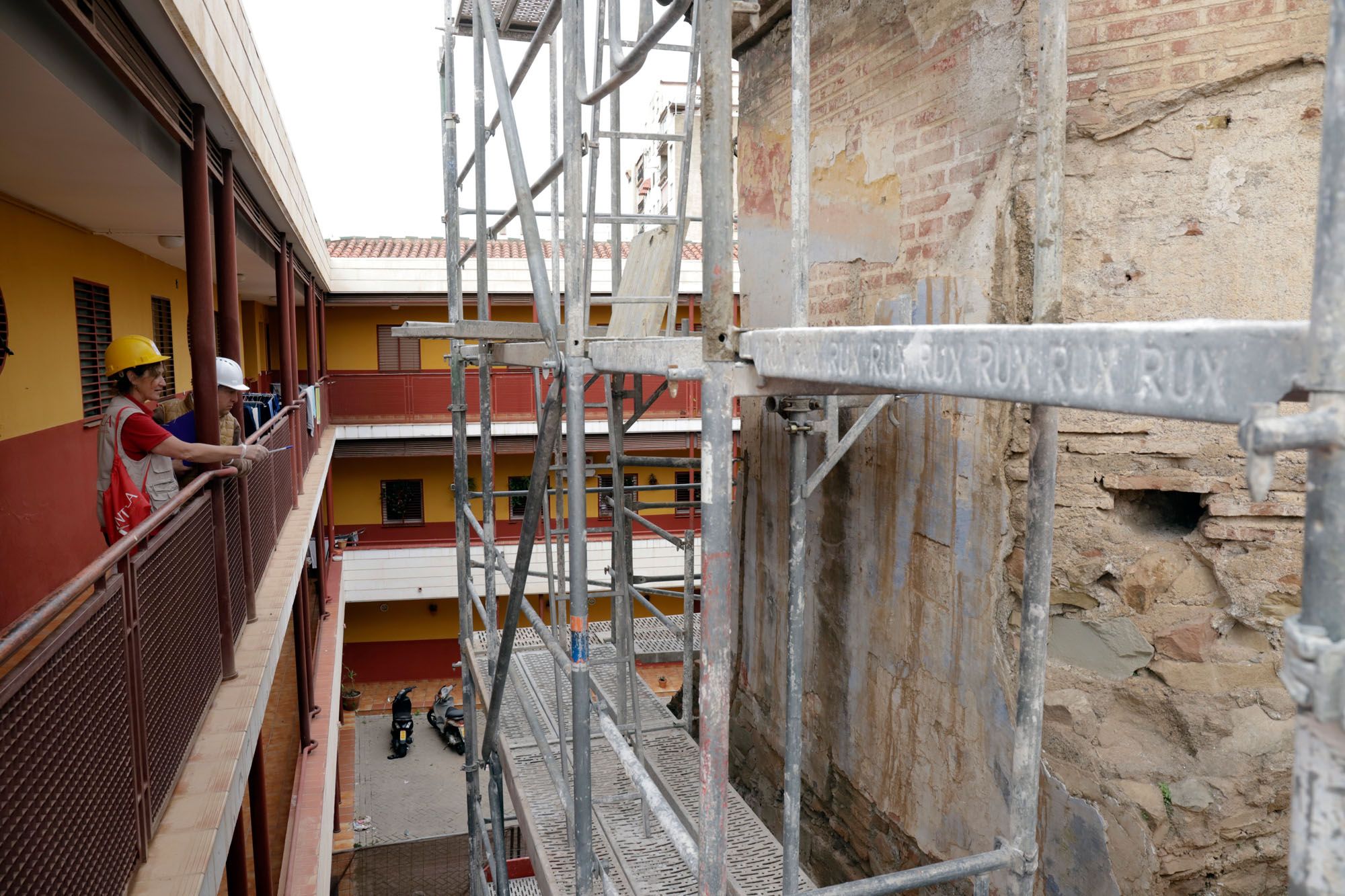 Imagen del camarín de las Monjas, en el barrio del Perchel.