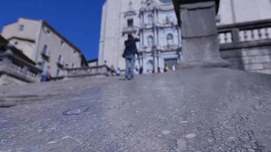 Milions de petits fòssils es troben atrapats a la pedra de Girona