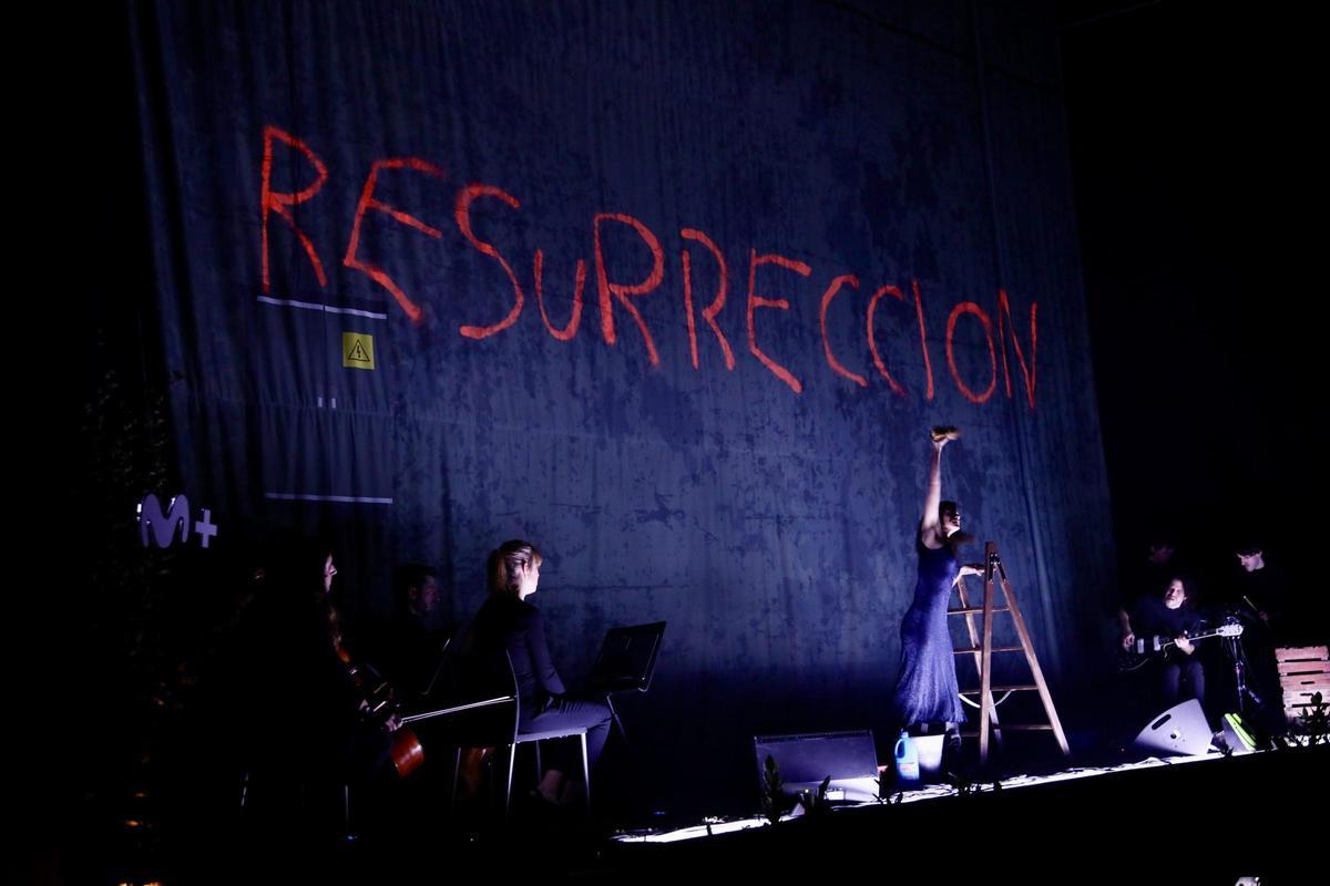 Macarena García en el concierto de Año Nuevo de La Mesías.