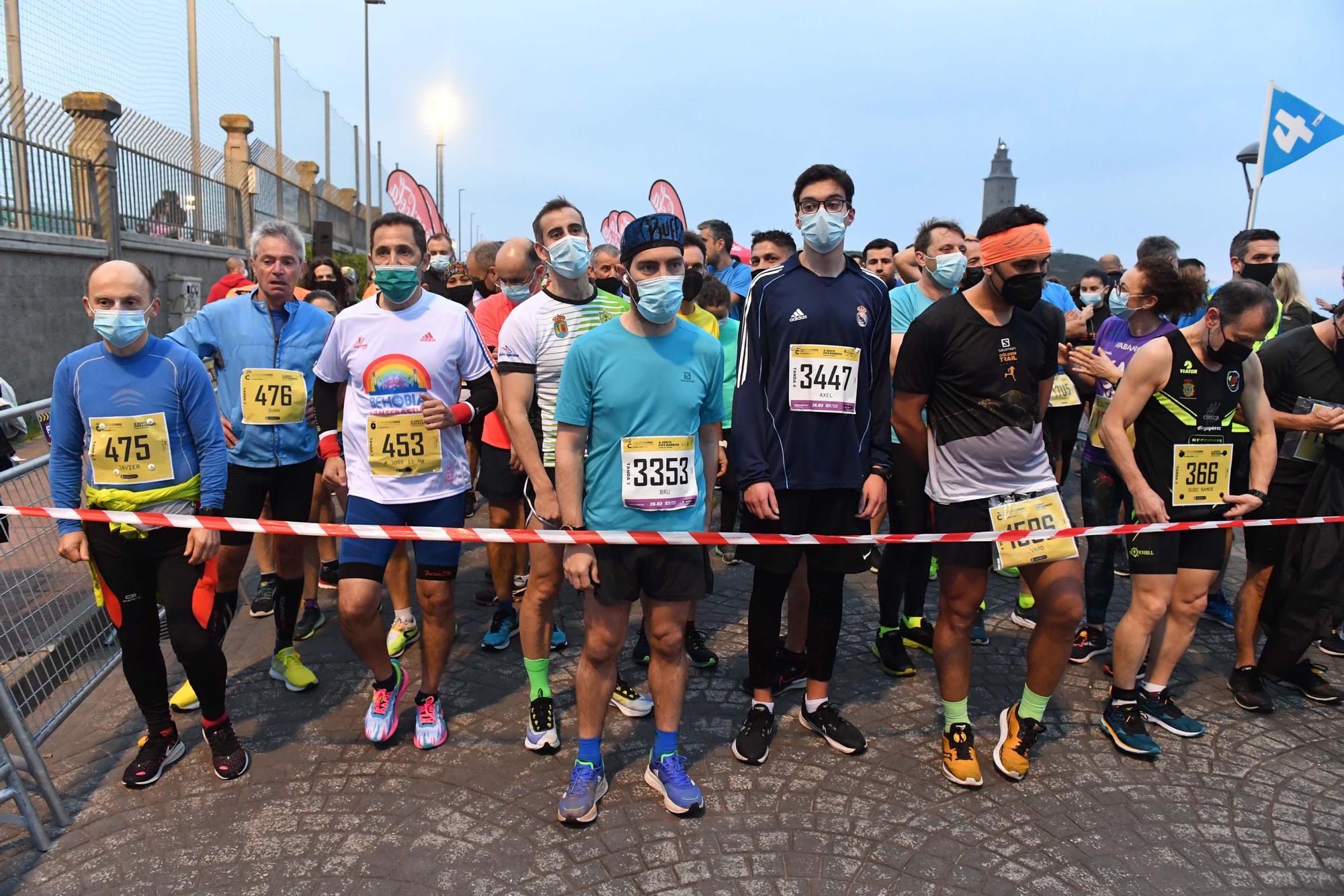 Carrera popular nocturna de la Torre de Hércules en A Coruña