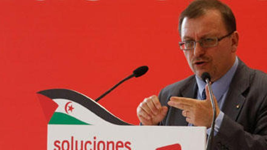 El coordinador general de IU en Asturias, Jesús Iglesias.