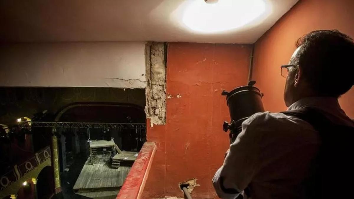 Roturas interiores en la vieja sede del Escalante