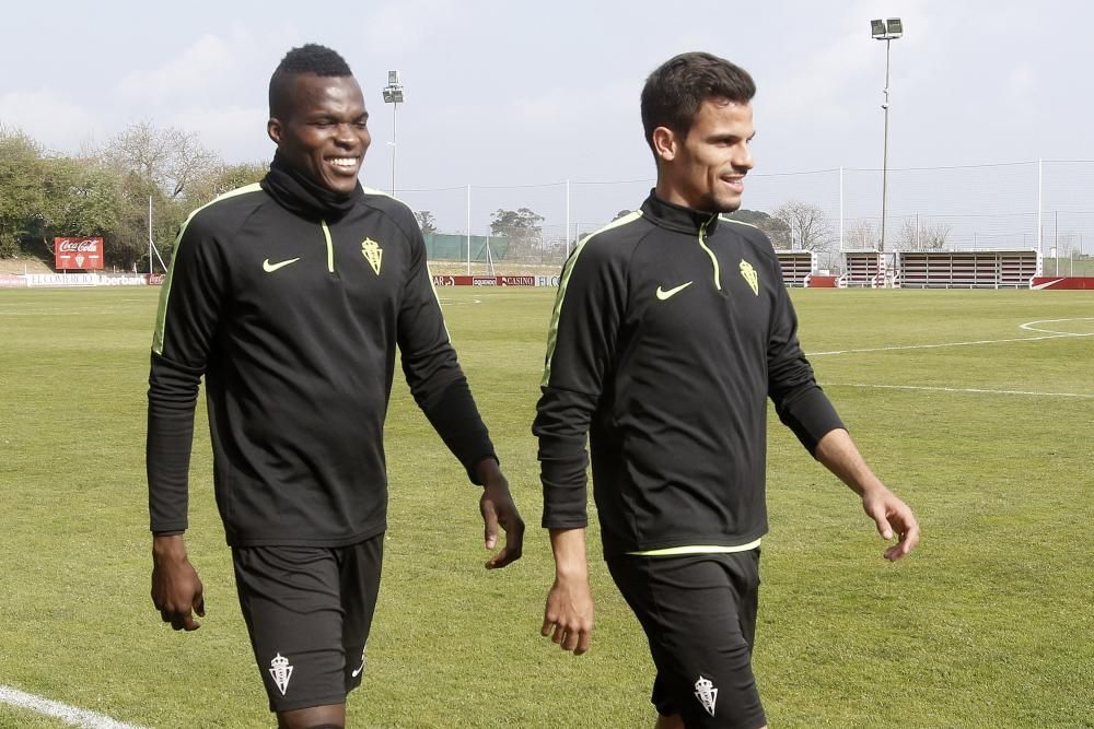 Entrenamiento del Sporting