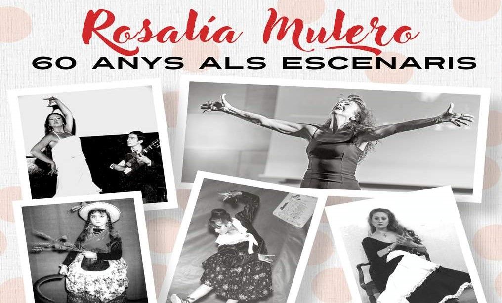 Santa Coloma acoge la exposición ‘Rosalía Mulero. 60 años en los escenarios’.