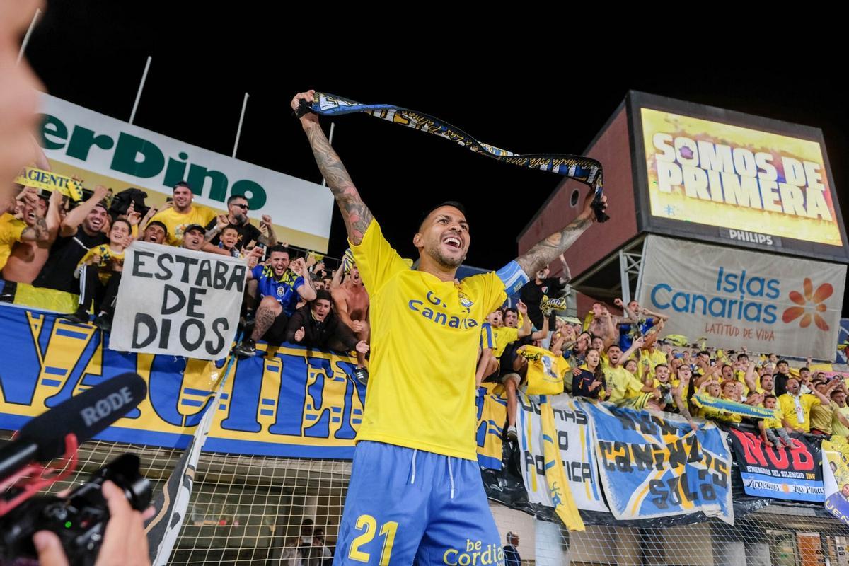 Ascenso de la UD Las Palmas, la celebración en el Estadio de Gran Canaria