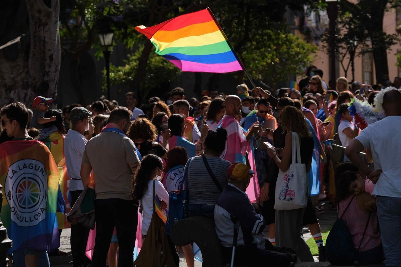 Celebración de La Laguna Pride Day por el Día del Orgullo LGBTI