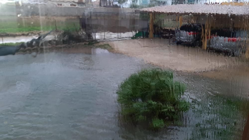 temporal maritimo en la ribera