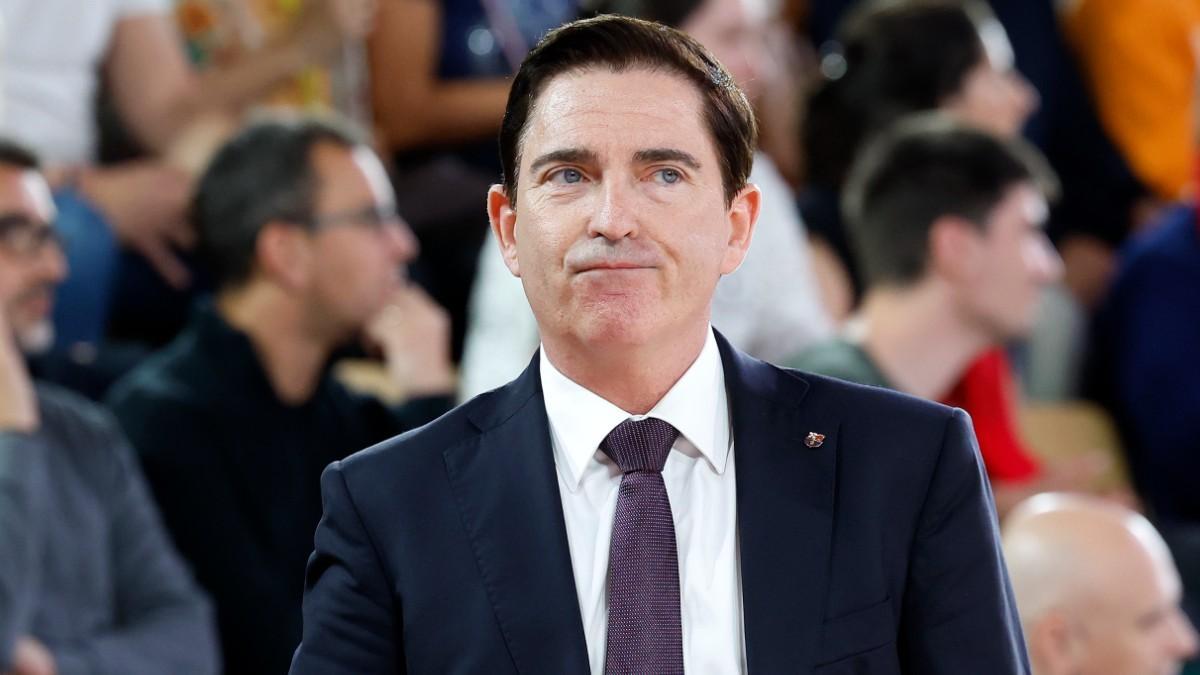 Xavi Pascual, entrenador del Barcelona de baloncesto