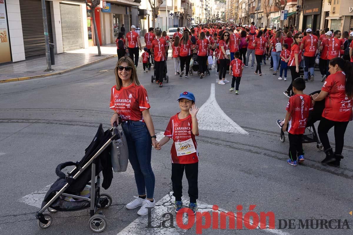 Marcha de la ONG Delwende en Caravaca