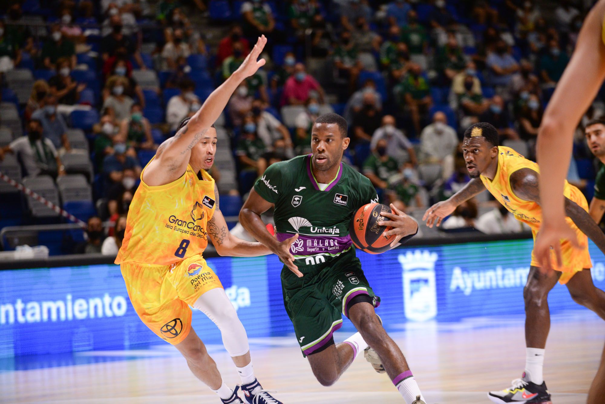 Las imágenes del Unicaja - Herbalife Gran Canaria de la Liga Endesa en el Martín Carpena.