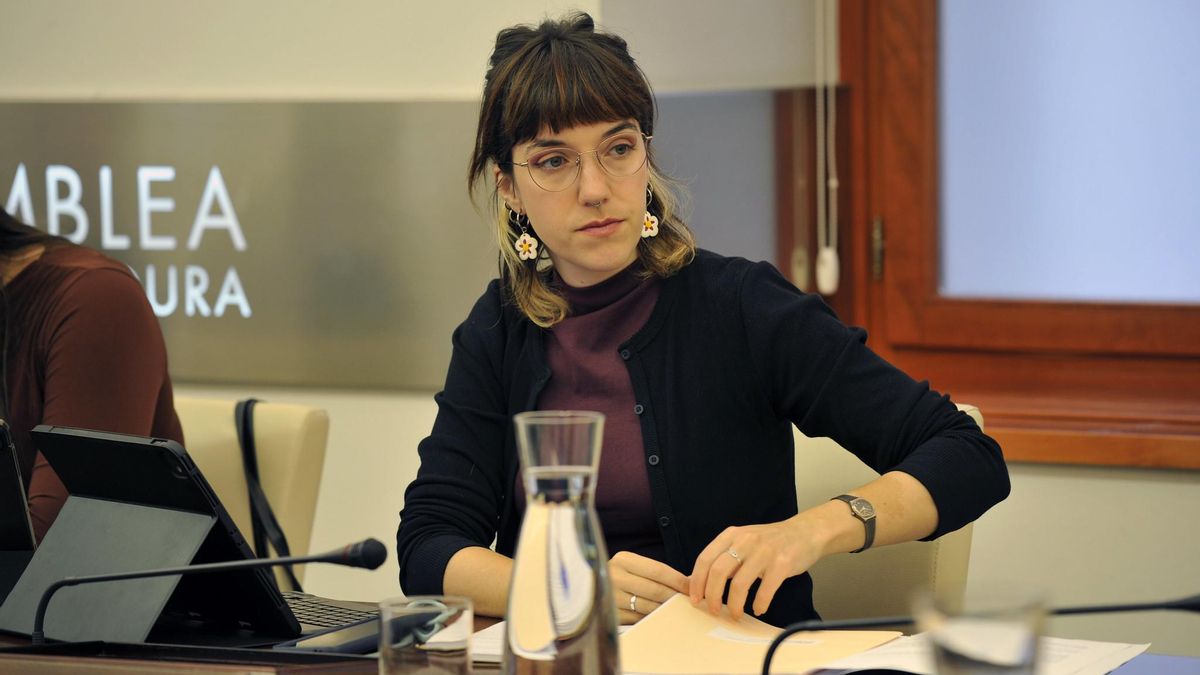 Nerea Fernández, diputada de Unidas por Extremadura, es la impulsora que la iniciativa que ha salido adelante este viernes.