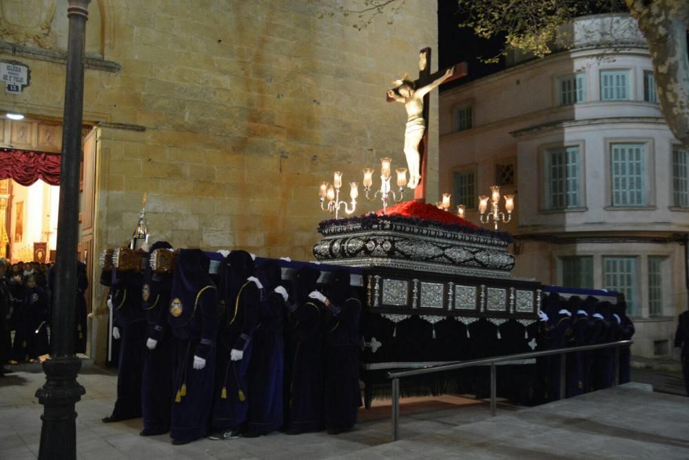 La cofradía de Llubí entrena para la procesión del Jueves Santos