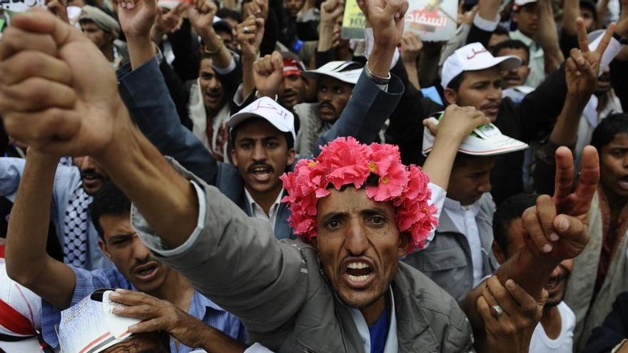 Protestas en Yemen en la Primavera Árabe.