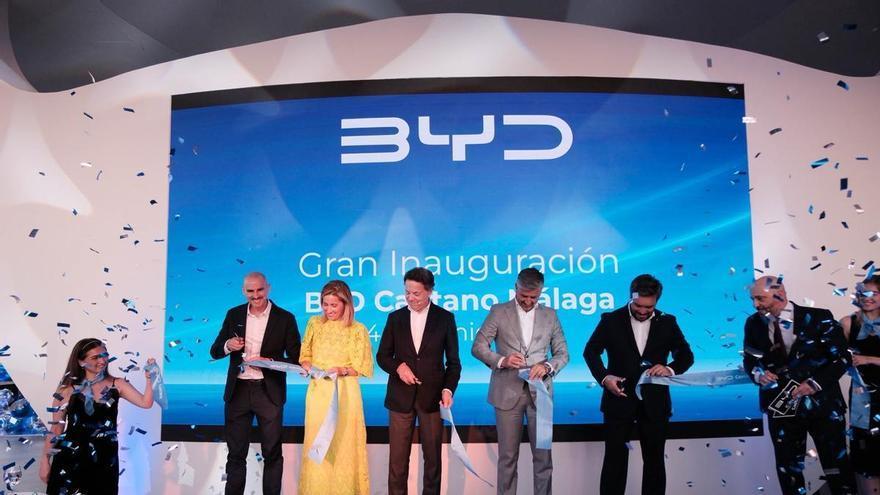 Grupo Caetano inaugura nuevas instalaciones BYD en Málaga, a