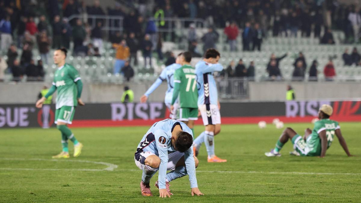 El partido del Ludogorets-Celta, en imágenes